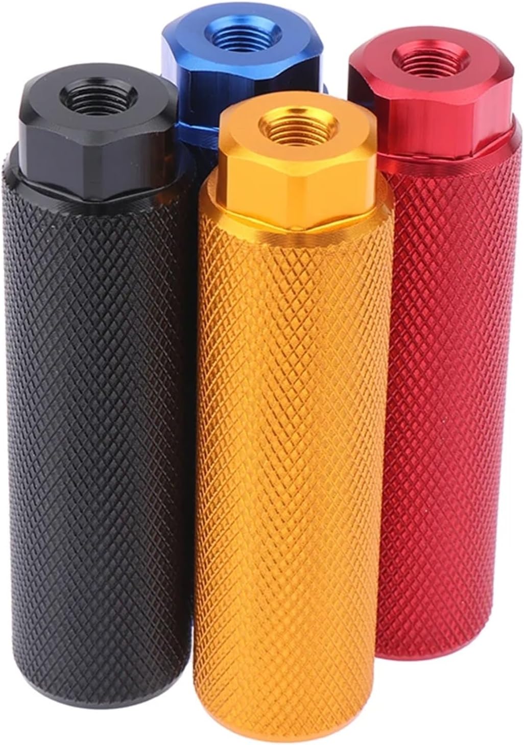 Bike Pegs 4Pcs Alloy Foot Stunt Peg for Bike Fit 3 8 Inch Axles Bike Pegs Anti Skid Lead Rest Pegs Bicycle Accessories