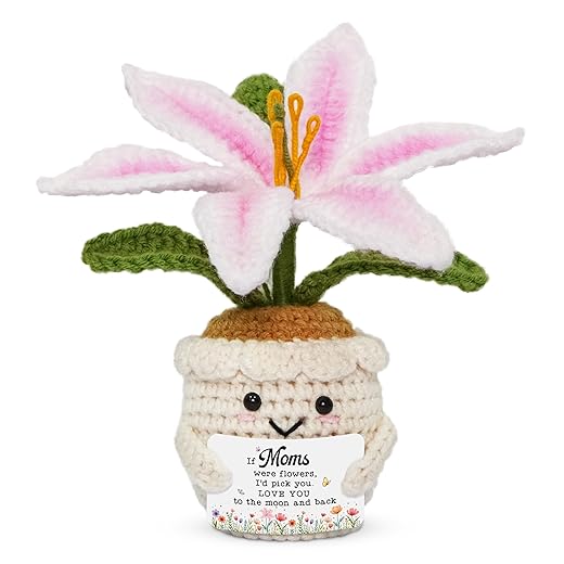OASSIE Crochet Lily Flower for Moms