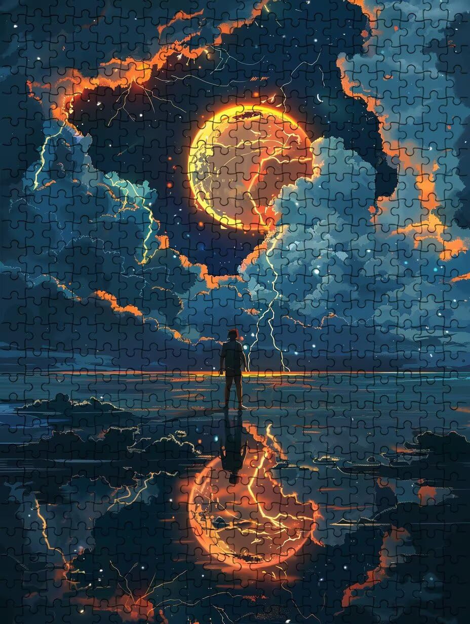 FNKL3-831 Puzzle 2000 elementów, fantasy men 2000, klasyczne puzzle, puzzle dla całej rodziny, z pięknym opakowaniem, dekoracja, puzzle i prezenty
