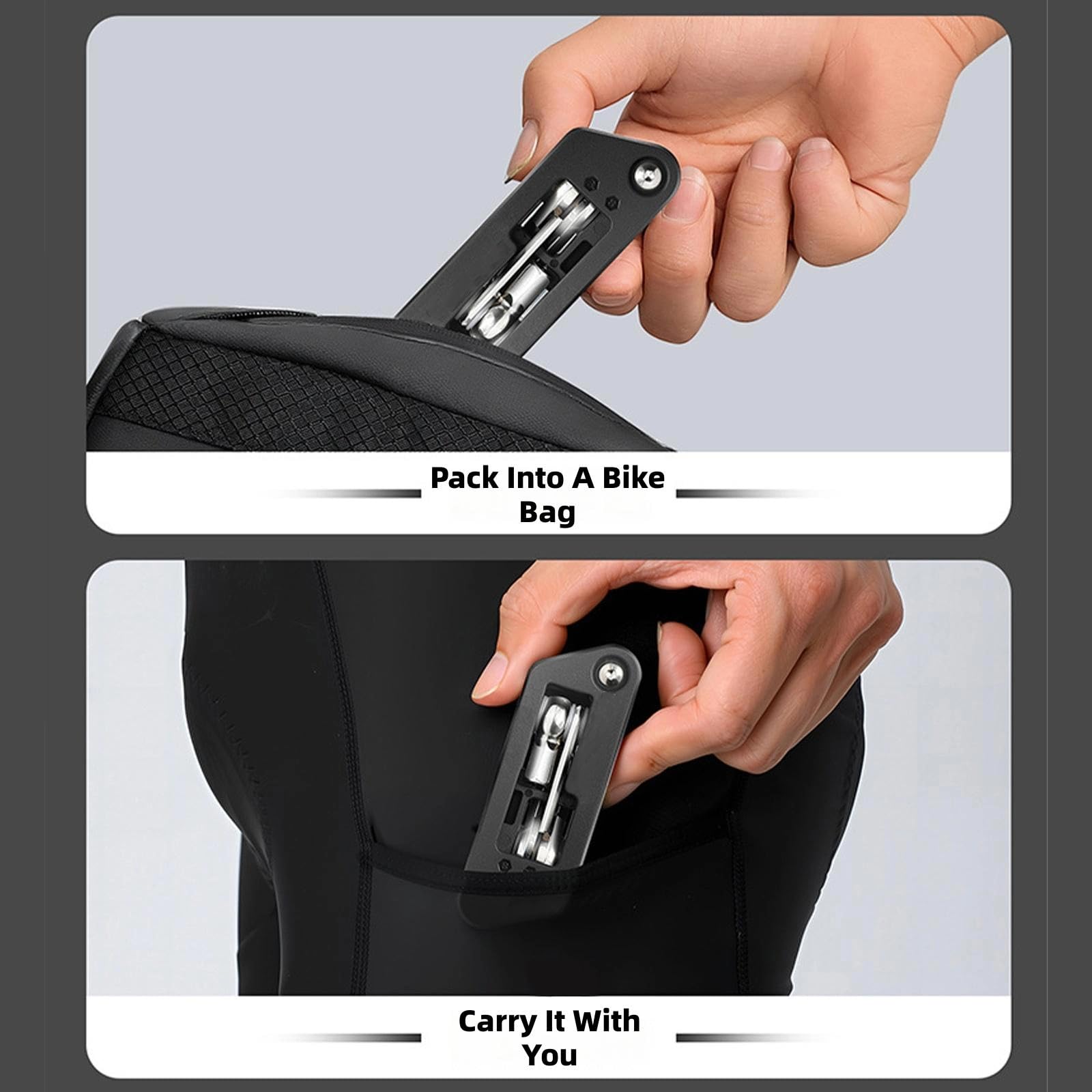 Herramienta de ciclismo para bicicletas de viaje, llave de mantenimiento, multifuncional, juego de herramientas de reparación de ciclistas, multiherramienta