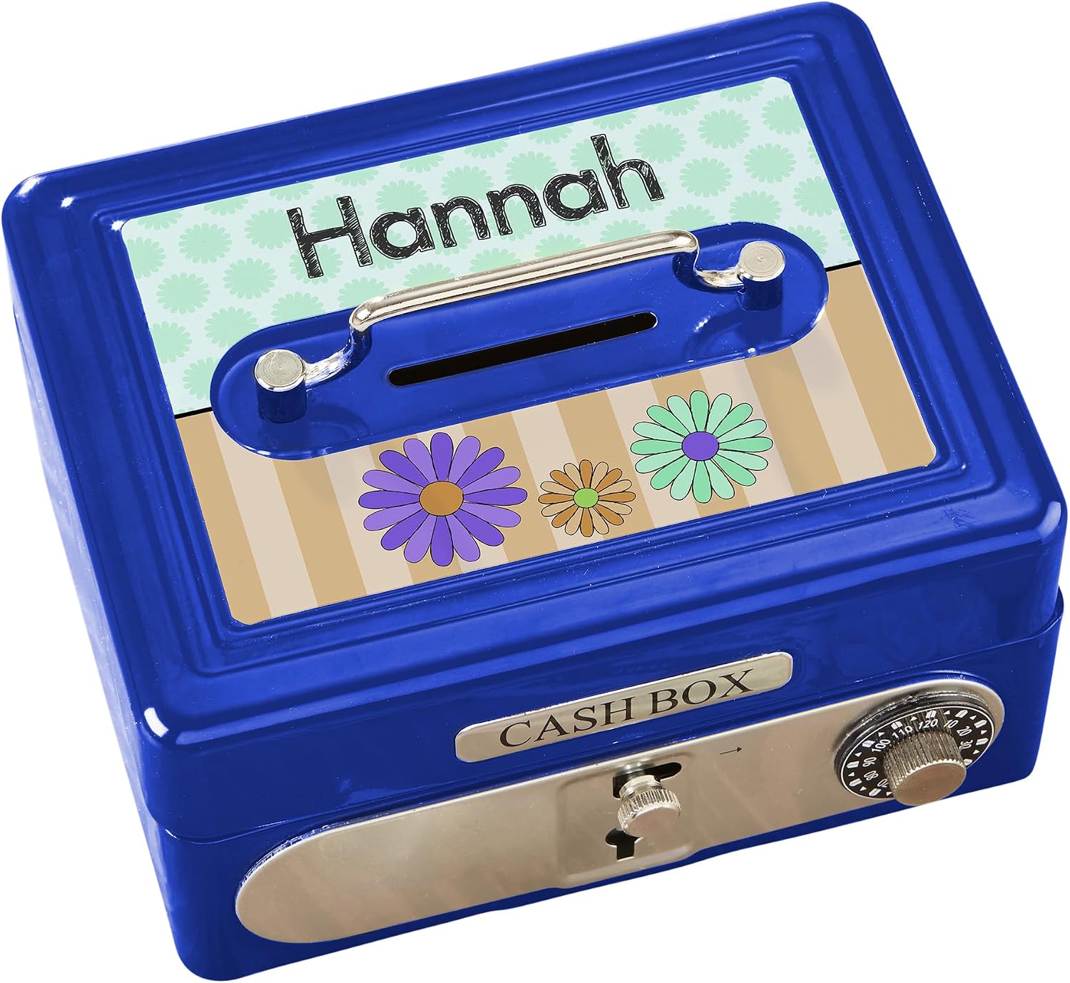 Personalization Universe Just For Him Personalized Cash Box - Blue