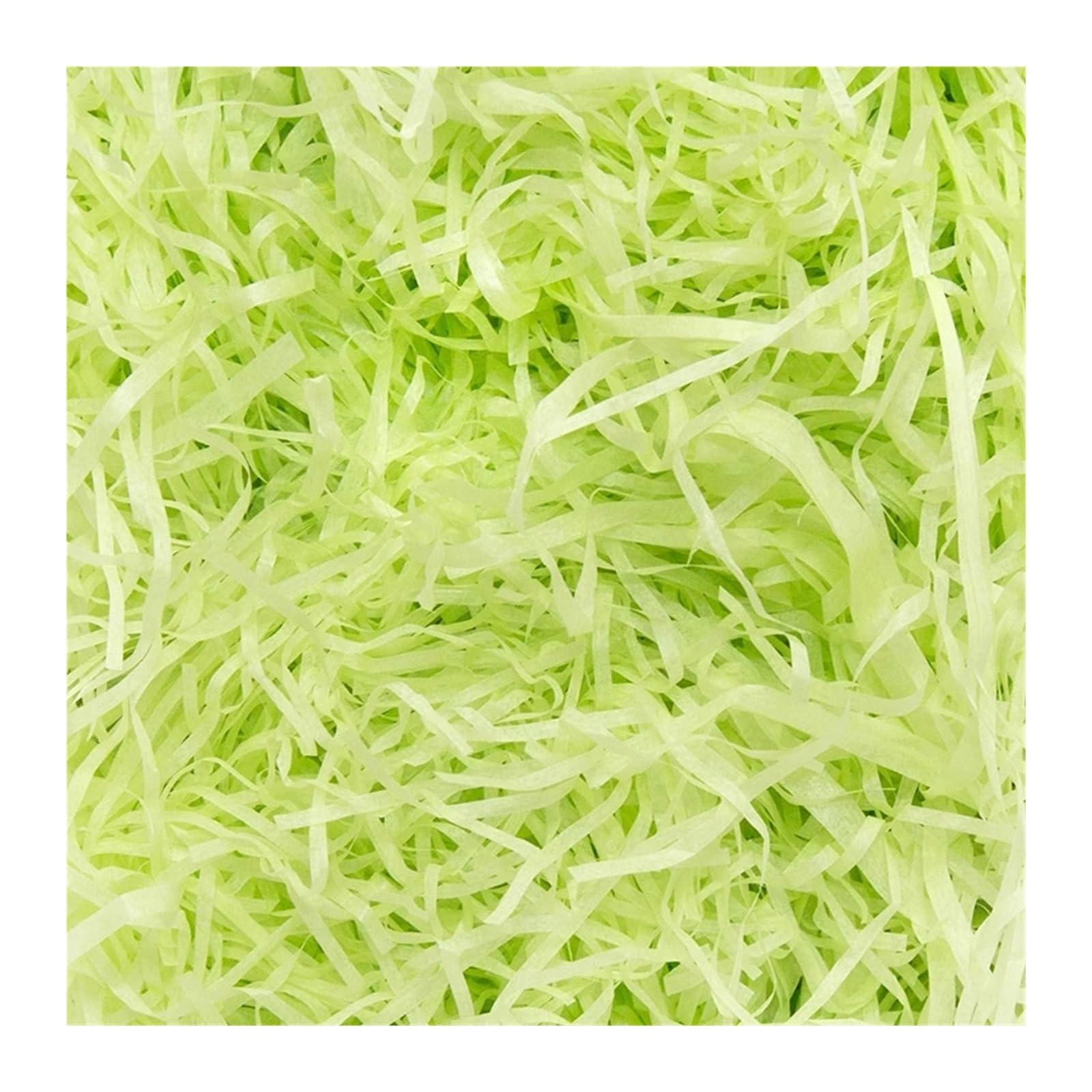 Wypełniacz do koszy upominkowych, Wypełniająca pudełko bibułka marszczona wielokolorowa 250g 5 szt(Green)