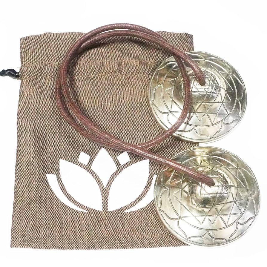 【075】高品質ティンシャ⌘ オンマニペメフン Ｌサイズ⌘ケース付⌘送料無料 Amazon.co.jp: [Pouch Set] Tibetan Esoteric Buddhist Tingsha