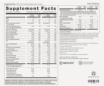 Amazon.com: NeoLife Pro Vitality - Daily Nutrition for Cellular