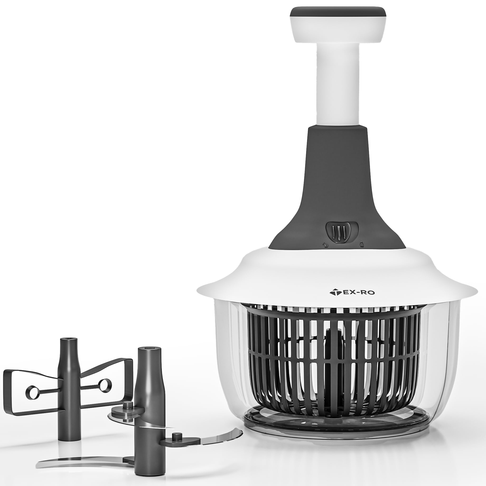 TEX-RO Push Chopper for Kitchen Use | Vegetable Cutter & Onion Chopper | Vegetable Chopper for Kitchen (1600 Ml, Plastic) (B0DBLWF6WP) Amazon Price History, Amazon Price Tracker