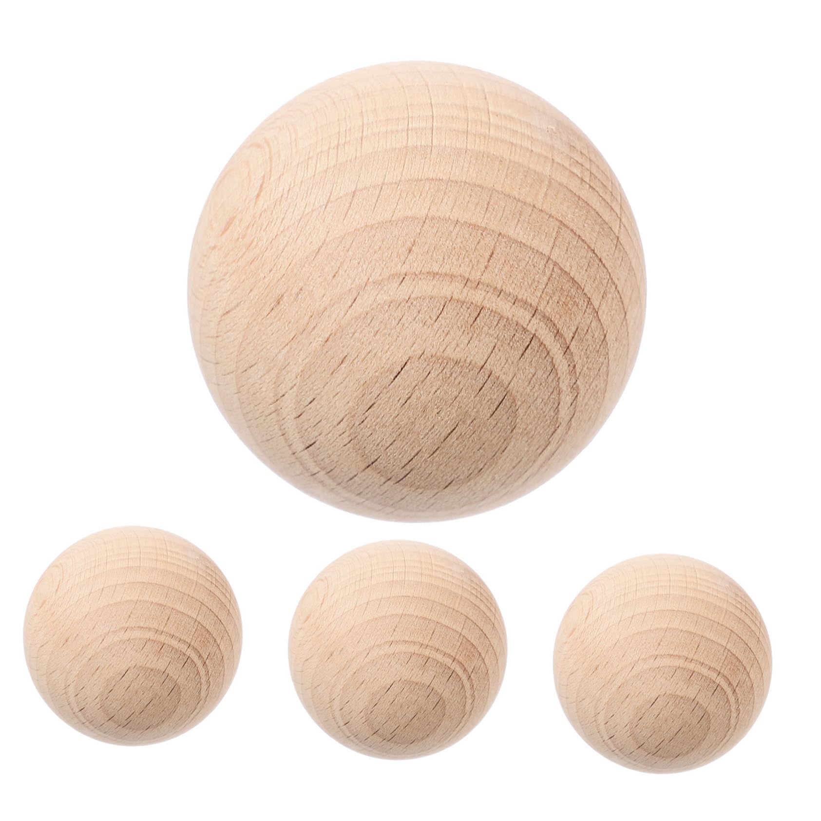 HONMEET Wood Grain Bocce Balls Boys and Girls Sports Set Sturdy Outdoor Yard Bocce Game Toys