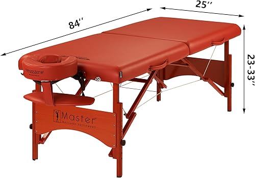 Miniatura 10 de Master Massage Fairlane - Mesa de masaje portátil de tamaño deportivo, 28 pulgadas, ligera y de apoyo, accesorios adicionales incluidos, cama de
