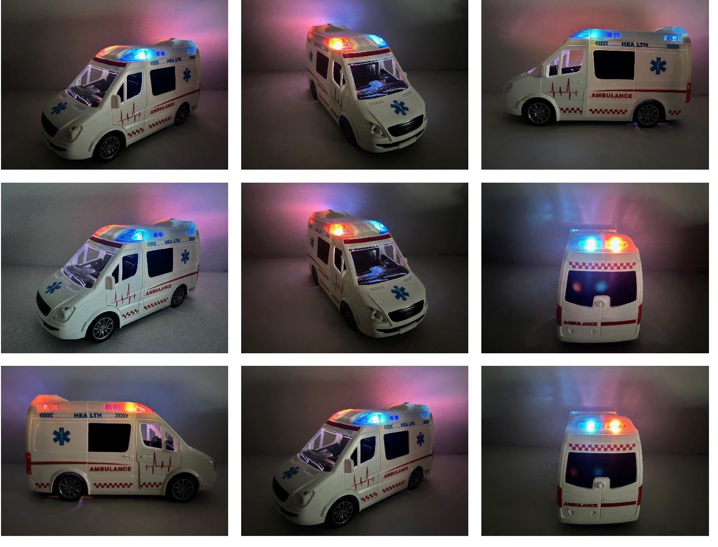 Ambulance Télécommandée pour Enfants Ambulance Jouet avec Lumières Sons Sirènes Portes Ouvrantes Autoambulance Grande Échelle 1:16 RadioCommande Premiers Secours Sons Lumières Led Mouvement Véhicule