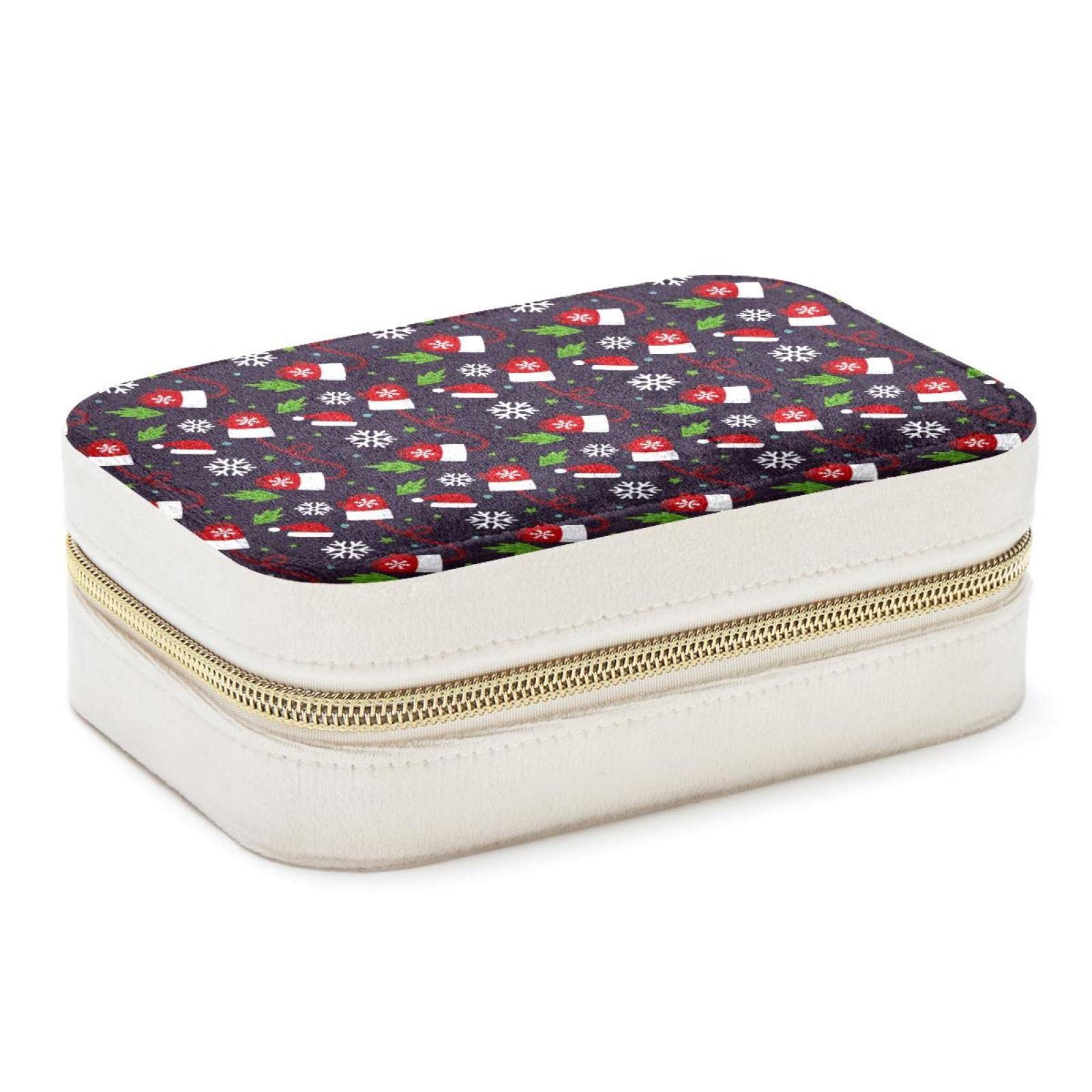 Boîte à bijoux portable anti-perte pour bagues, colliers et petits accessoires