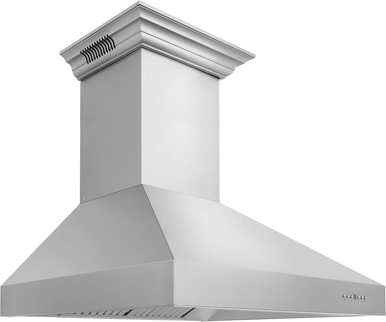 ZLINE 30 in. Professional Wall Mount Range Hood in Stainless Steel with Built-in CrownSound Bluetooth Speakers (697CRN-BT-30)
