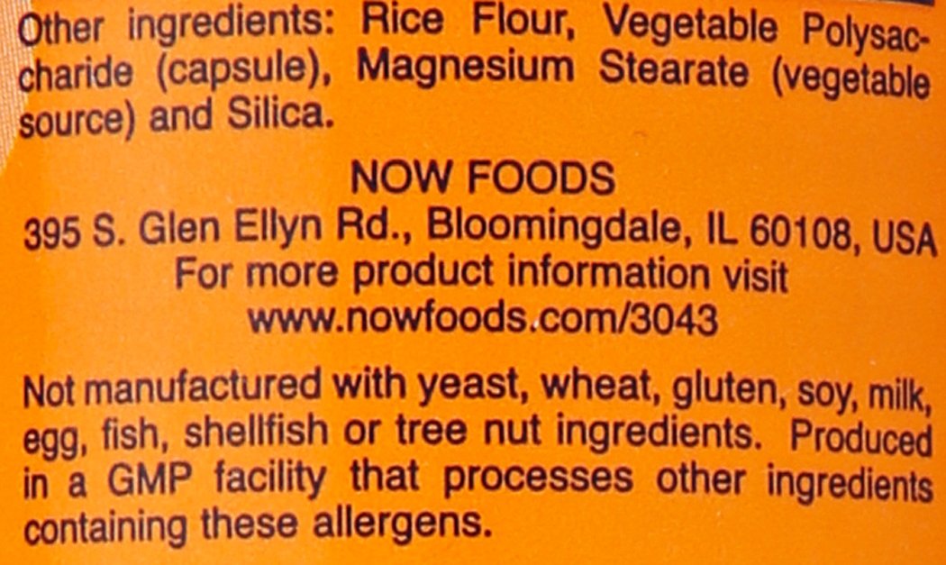 NOW Foods Alpha Liponsäure VCaps, 250 mg, 120 Stück