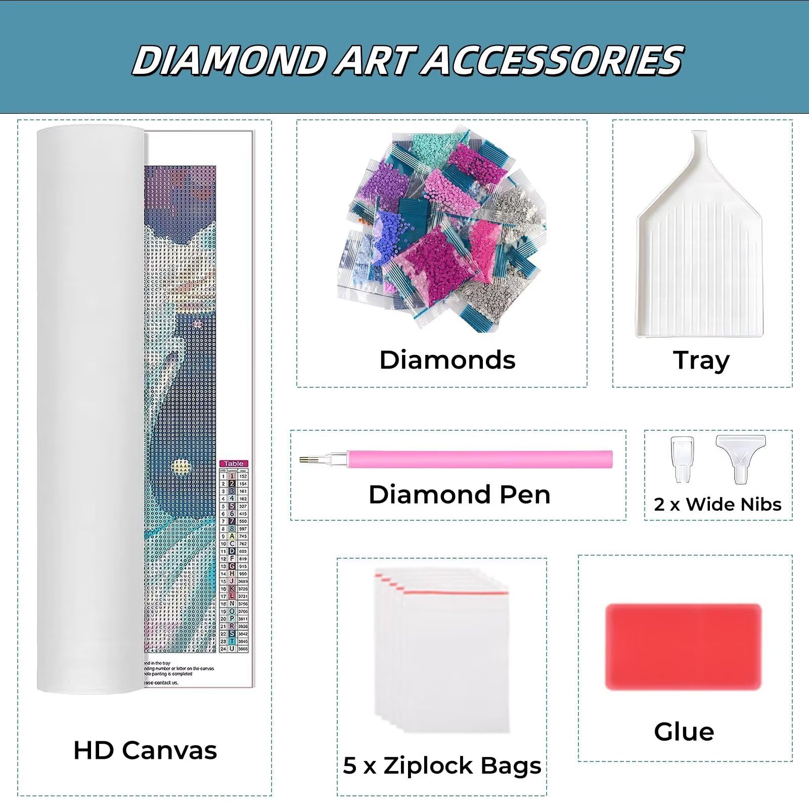 Diamond Painting Kit Completo Fiori Diamond Painting Grandi Dimensioni 150x60cm DIY Pittura Diamante Giglio Passatempo per Adulti, Quadri con Perline Diamantini Crystal Art per Home Decor Regalo C-39