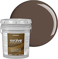 Vista 22 de EVOLVE Pintura e imprimación para interiores, cáscara de huevo (blanco alabastro), 1 galón, cobertura de una capa, excelente oculto, bajo contenido