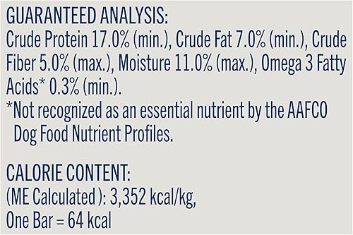 Miniatura 92 de Blue Buffalo Health Bars - Galletas crujientes para perros, horneadas al horno con ingredientes naturales, tocino, huevo y queso, bolsa de 16 onzas