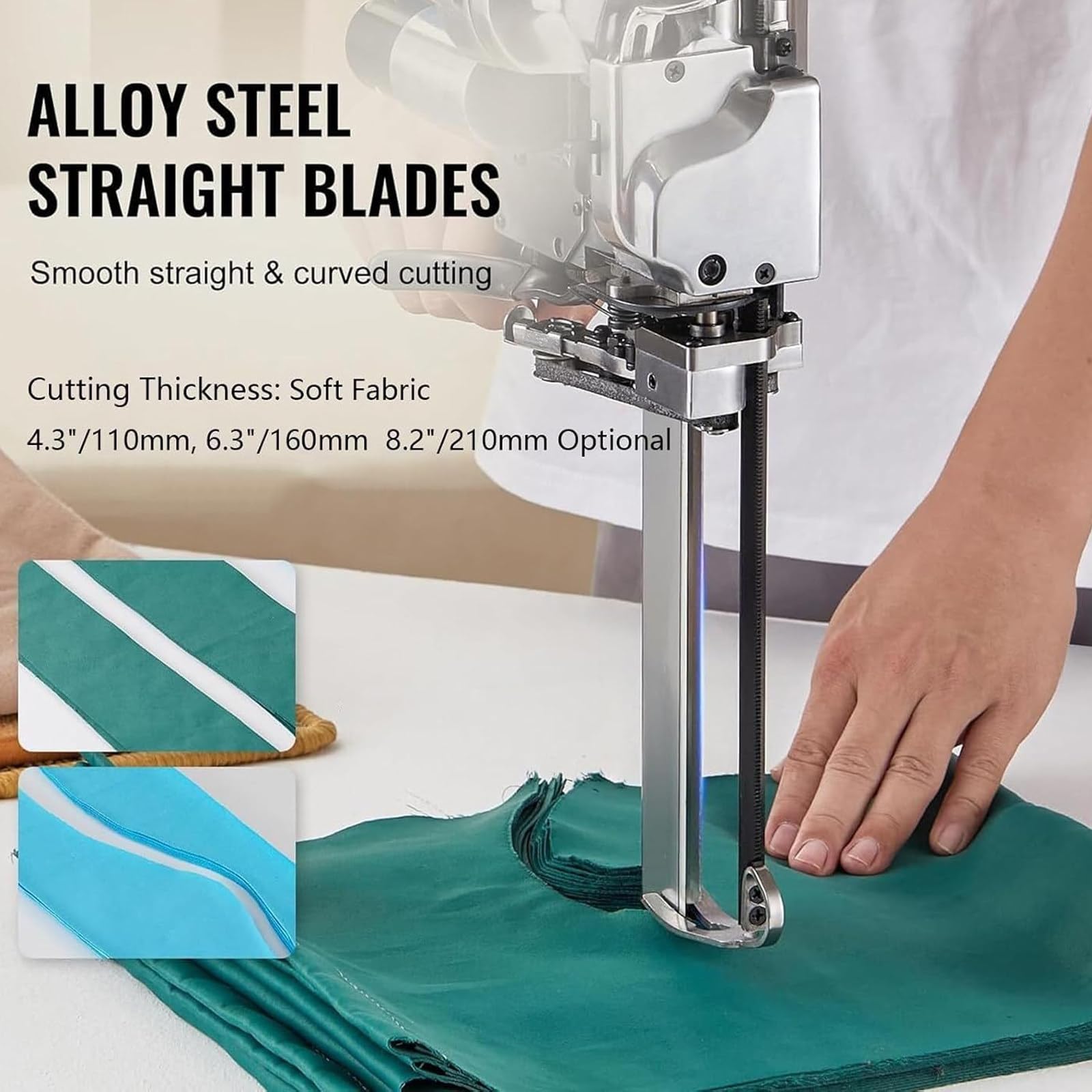 Taglierina Elettrica Per Tessuti Per Stoffa Abbigliamento Pelle Carta 8IN