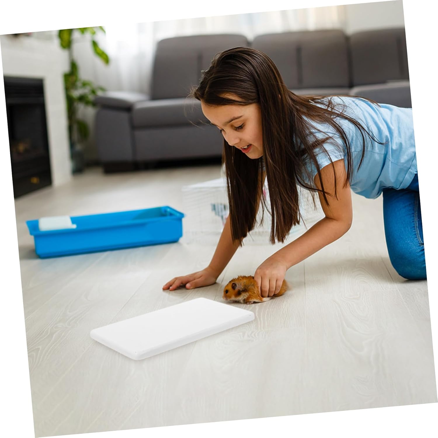 Marble Pet Cooling Pad for Small Animals Summer Cooling Mat for Rabbits Hamsters Chinchillas Guinea Pigs Heat Dissipation