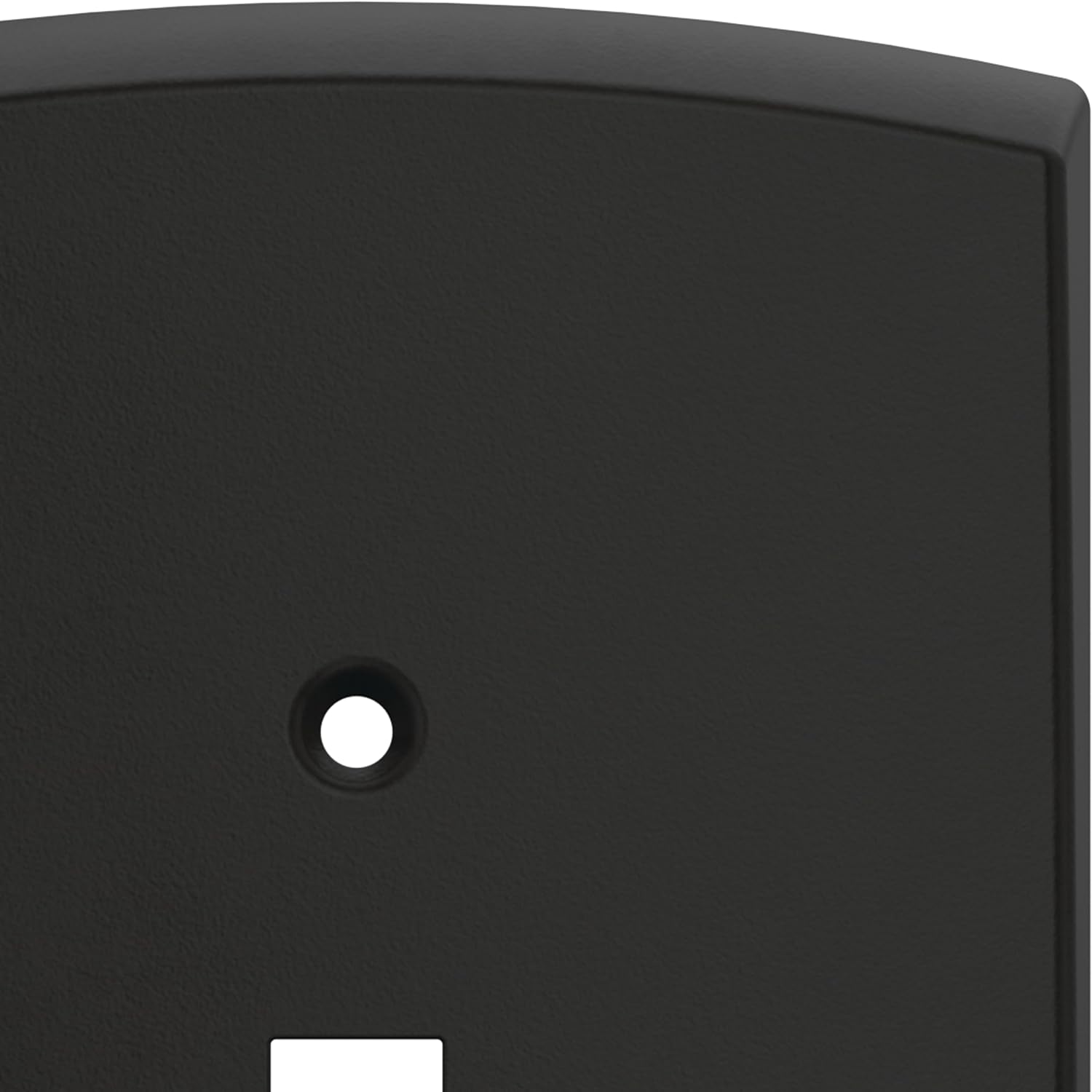 Franklin Brass Soft Arch (3-Pack) Decorative Light Switch Cover Wall Plates Matte Black 1-Gang Oversized Wall Plate Switch/Toggle Plate Guards Electrical Outlet Covers W35891K-FB-CP