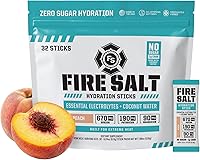 Vista 16 de Fire Science - Barras de hidratación con sal de fuego, electrolitos y agua de coco, mezcla de bebida de hidratación con magnesio, potasio y sodio