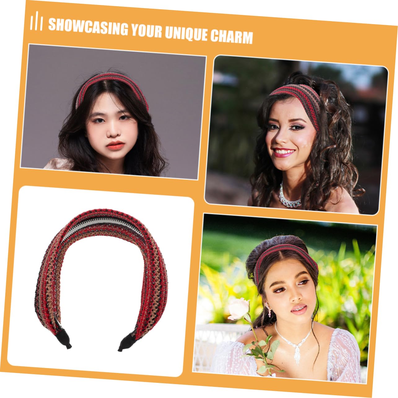 8 Piezas Unidades Diademas Anchas Retro con Diseño de Copa Alta Accesorio para Cabello Transpirable para Mujer Vintage Elegante y Cómodo