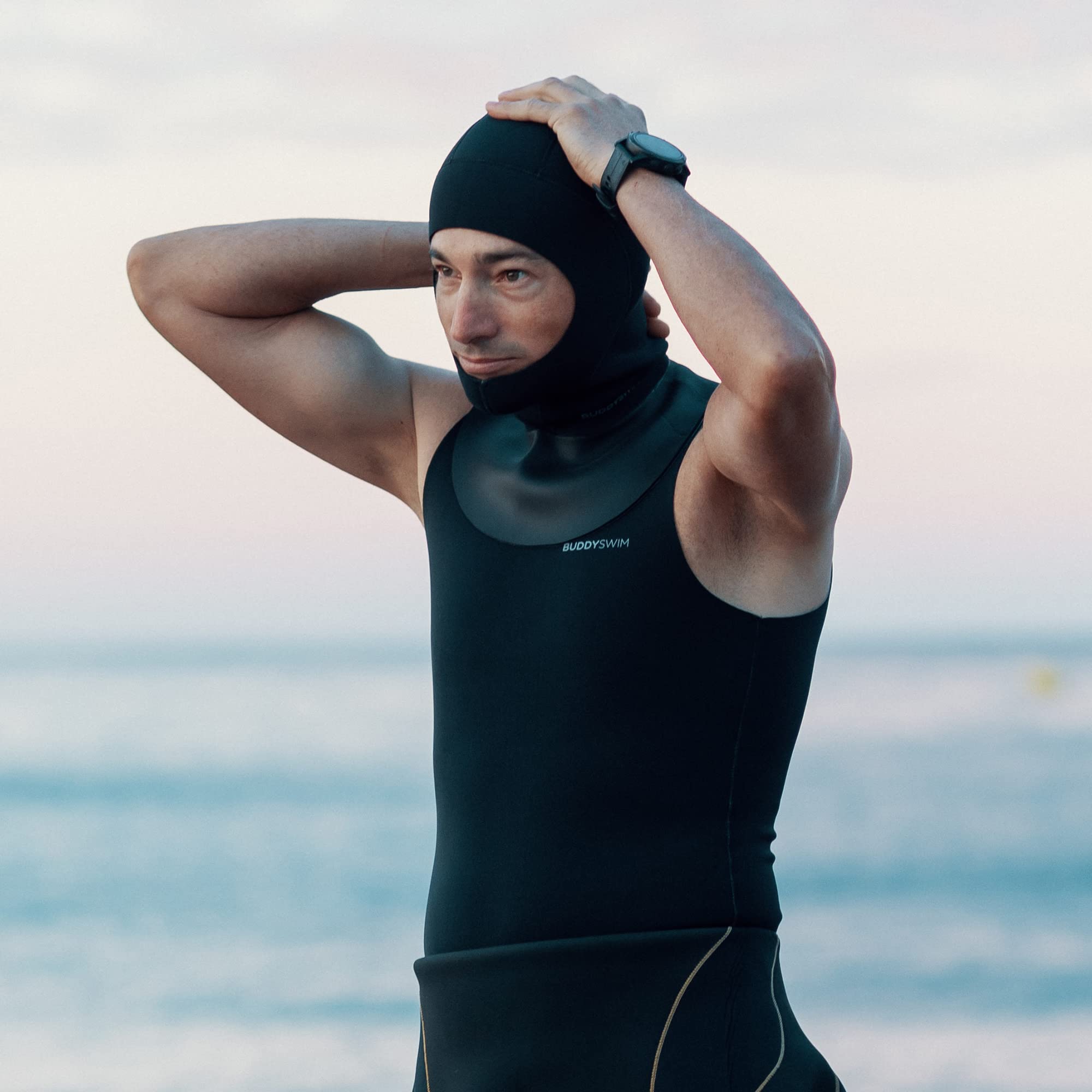 Capucha Neopreno 2.5 mm Natación en Aguas Abiertas. Capucha Neopreno Hombre y Mujer para la Cabeza Aislante del Frío, Buceo, Submarinismo, Kayak, Surf y Trabajos en el Agua