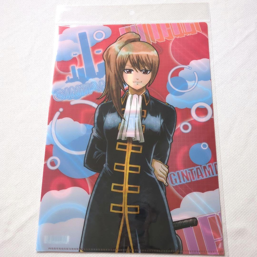 Amazon.co.jp: 銀魂 クリアファイル 坂田銀子 沖田総子 2点セット売り