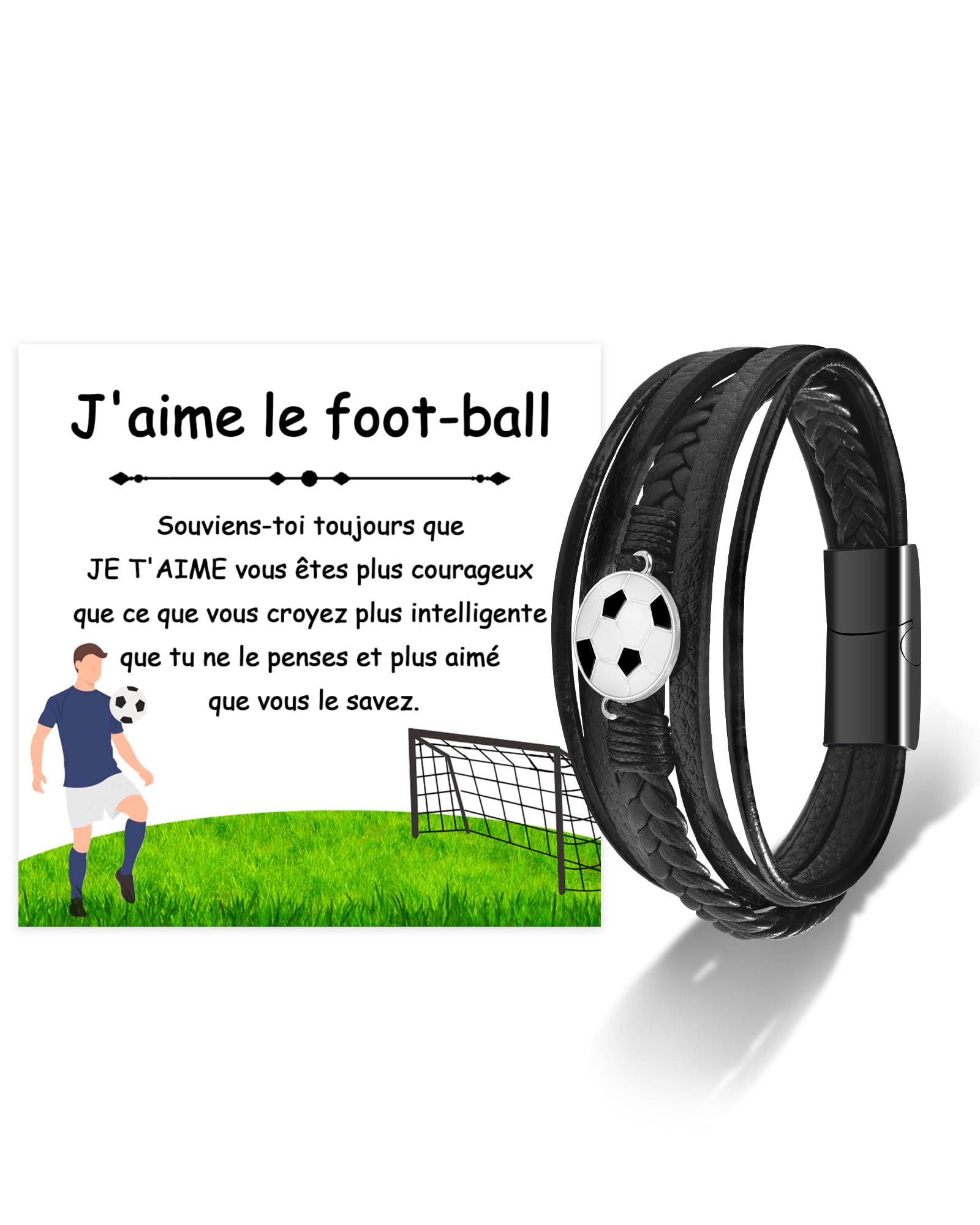 Lot De 12 Bracelets Football Réglables – En Corde Tressée Avec Fermoir, Pour Enfants, Ados, Cadeau Sportif - 13