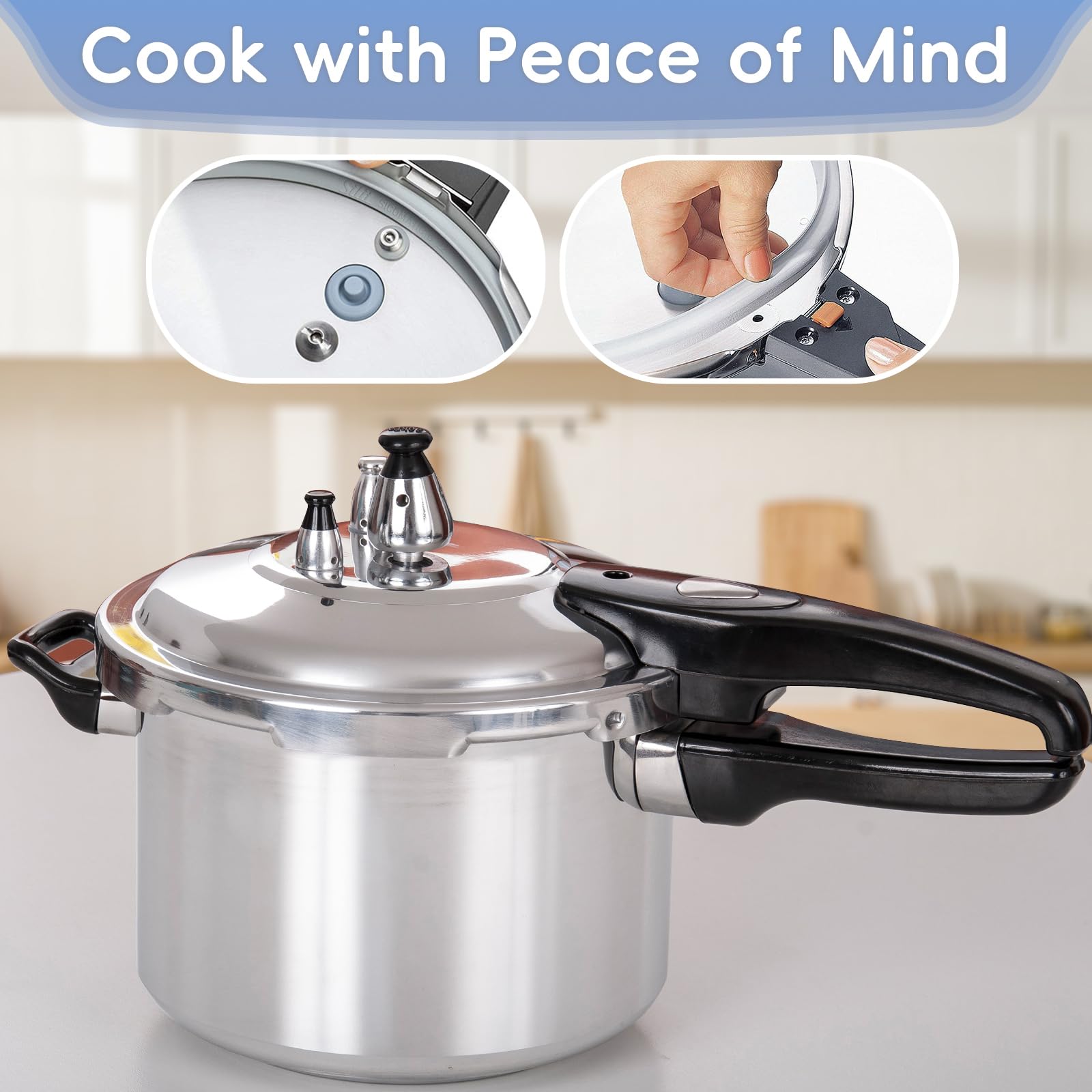 WMF Pezzo Di Ricambio Anello Di Tenuta In Silicone Per Pentola A Pressione, Grigio - Foto 2