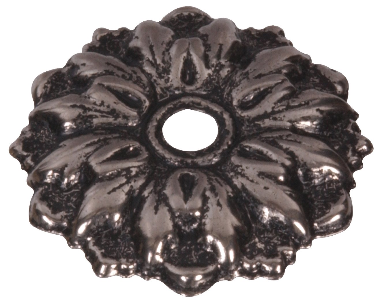 Hillman Antique Silver Rosette (1" Size)