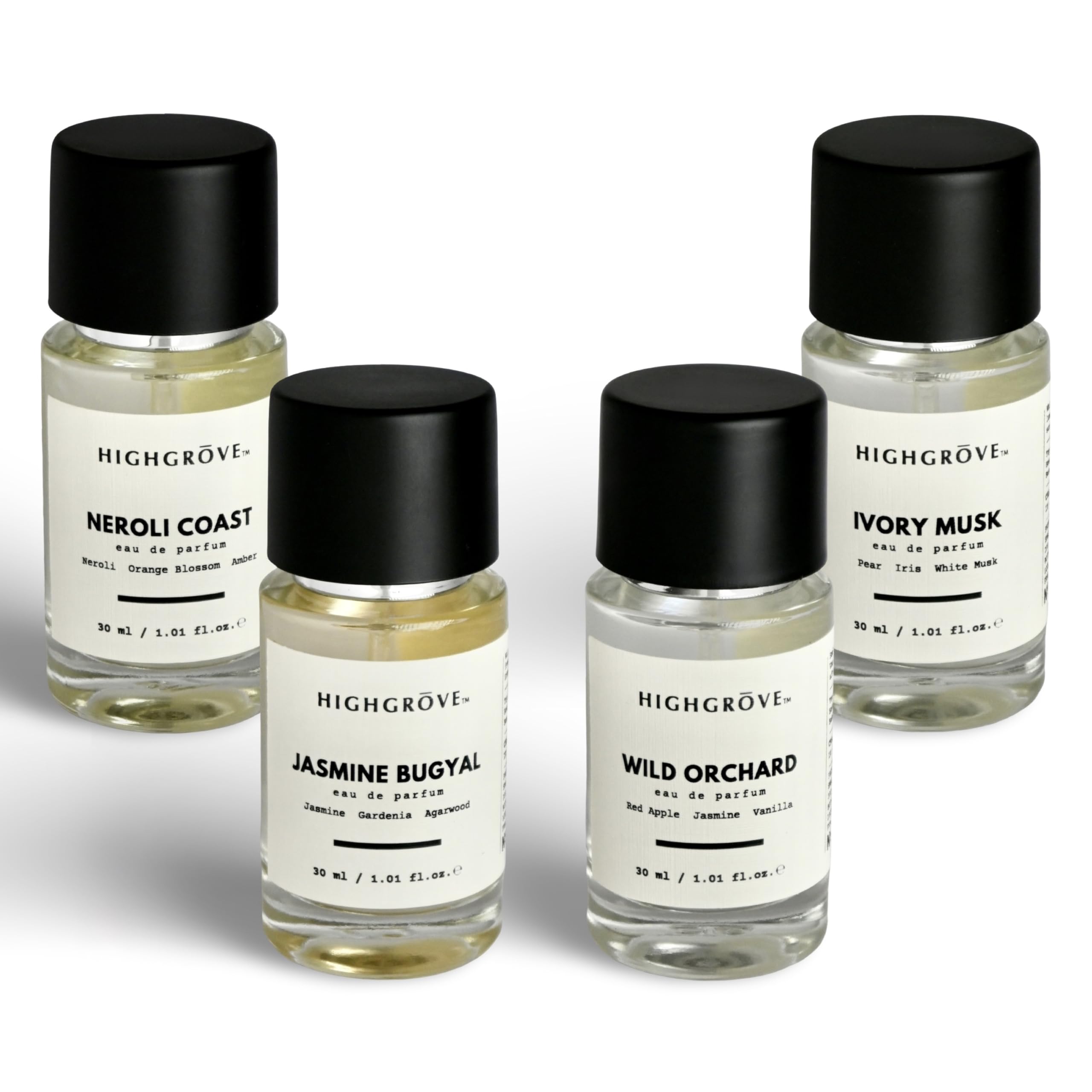 30ml Each Pack of 4 Eau De Parfum, Floral & Fruity, Neroli Coast, Jasmine Bugyal, Ivory Musk & Wild Orchard, Soothing Fragrance, Long Lasting Perfume For Men & Women, Valentine Day Gift For Him & Her-image-23