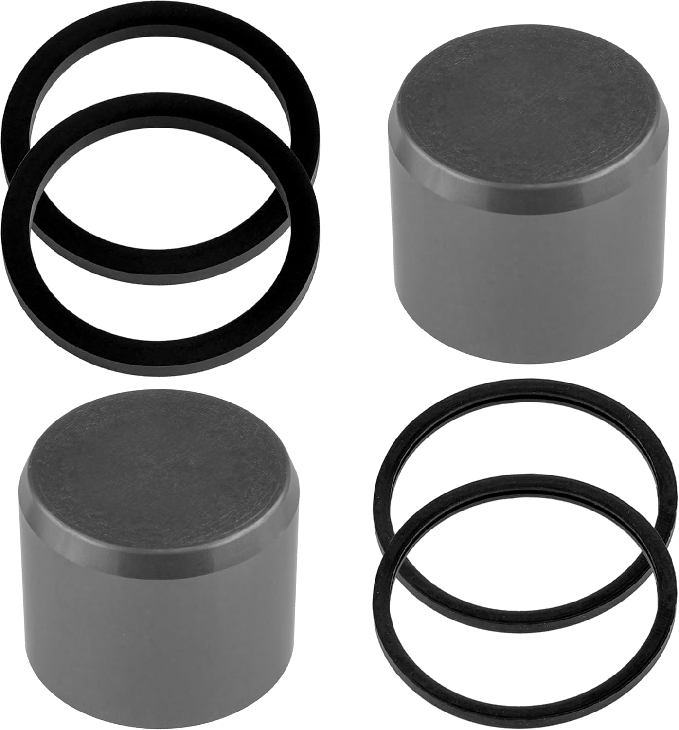 Caltric 2 Brake Caliper Piston with Seals Compatible with Polaris 5132829 5412010 5412011