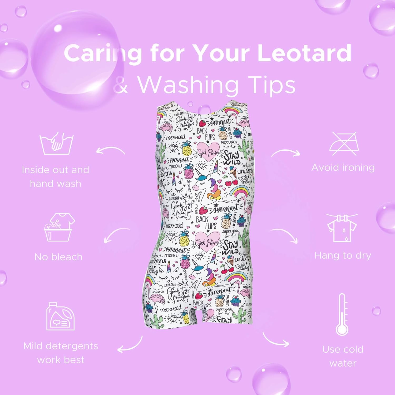 Destira Gymnastic Unitards for Girls with Matching Scrunchie - Biketard Athletic Wear, Gymnastics, Dance, Cheer, & More - Image 4