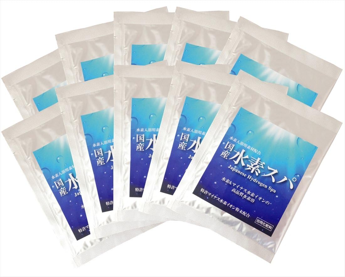 Hydrogen Spa Ion Bath Powder 10 Pcs | Daily Skin Metabolism for Whole Body