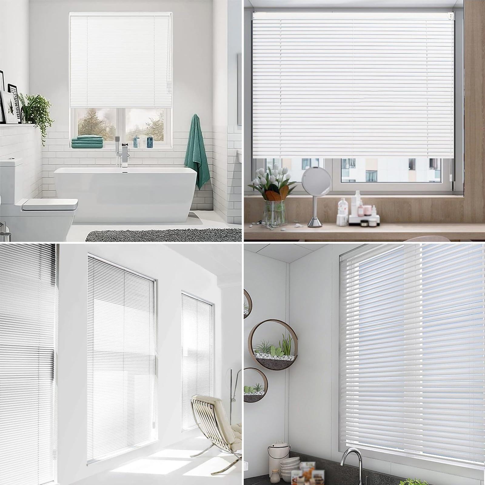 Bianco,Tenda Parasole,Oscuranti/Isolamento Termico Tenda Veneziana in Metallo,Impermeabile Anti-UV Regolazione della Luce,per Finestra Home Office,Larghezza x Altezza (160x120cm)
