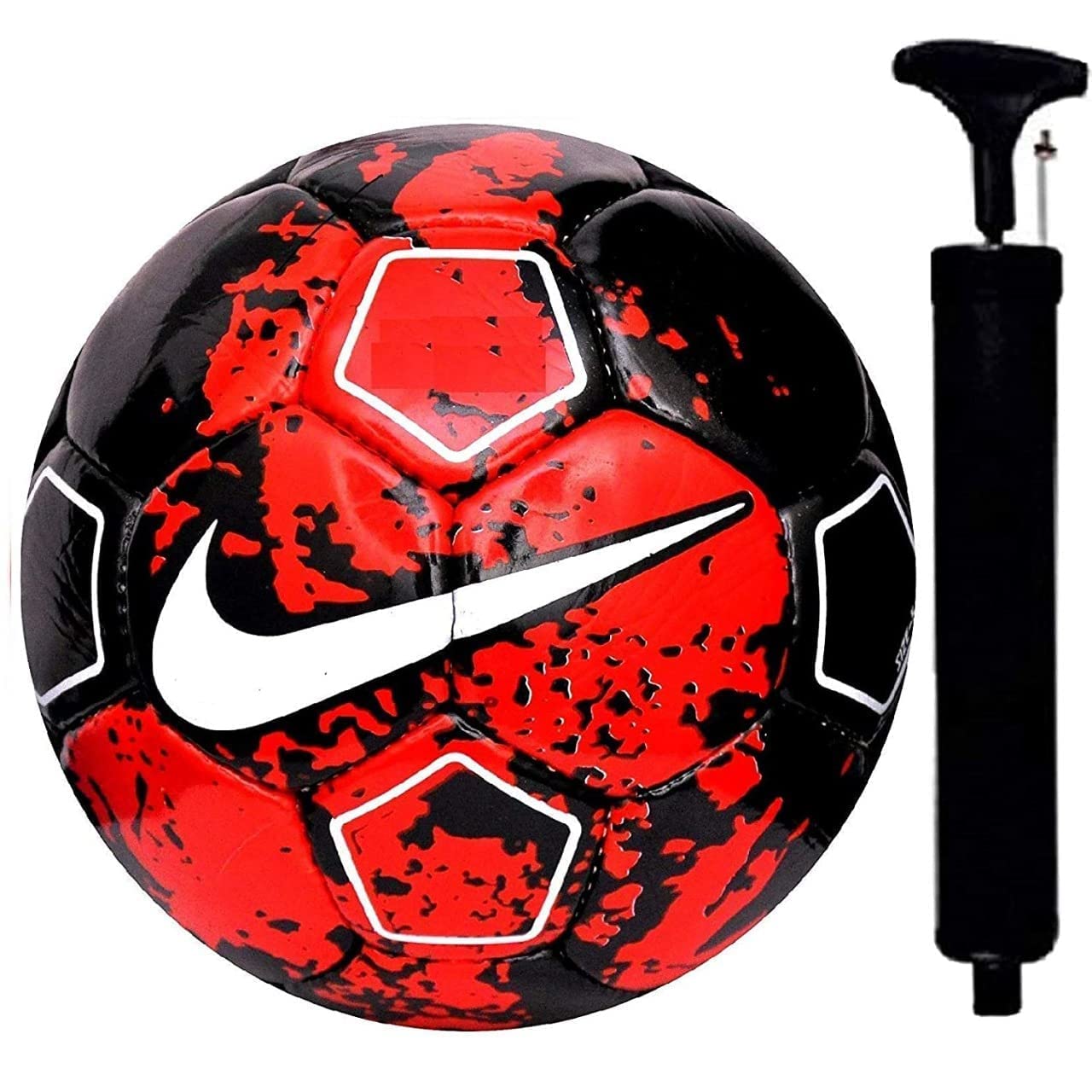 PRISAMX Football PVC Football, Size 5 with Double Action Air Pump and Needle, Pack of 1 - Multicolour (B0C5X75F24) Amazon Price History, Amazon Price Tracker