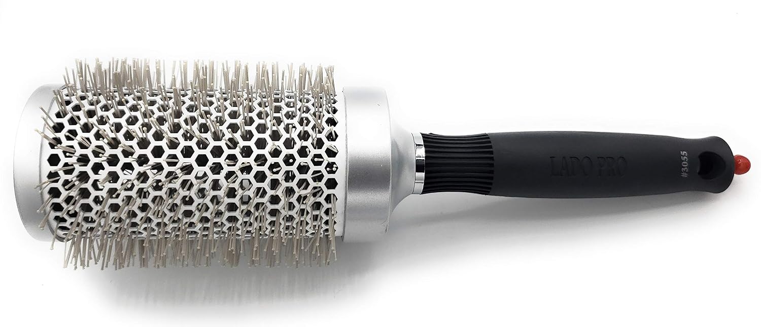 Lado Pro Ceramic Ionic Hot Curling Brush 3 Inch 3055