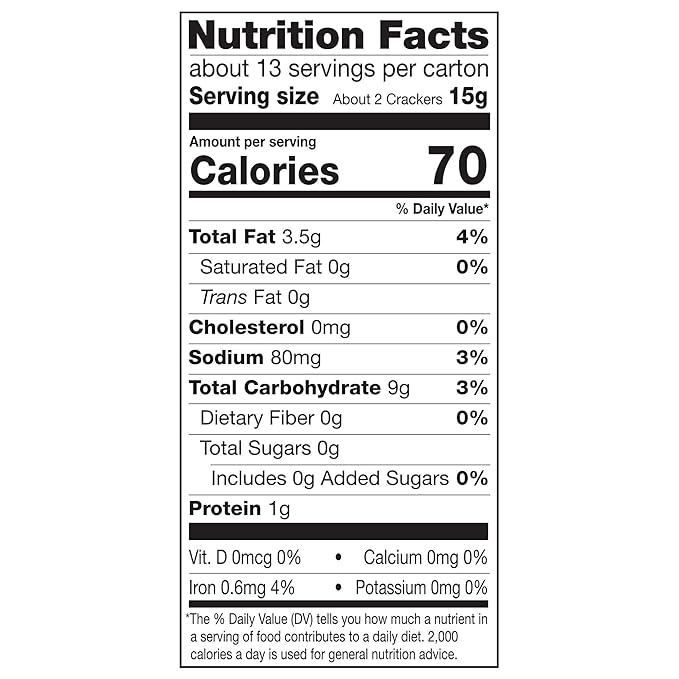 Galletas Cracker Crispy Sal Marina 6.8 oz (Paquete de 8) miniatura 4