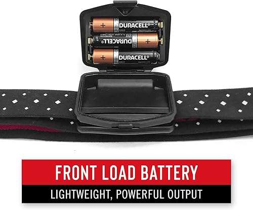 Miniatura 8 de Coast FL88 650 Lumen Tri-Color (BlancoRojoVerde) Pure Beam Twist Focus LED Headlamp, baterías incluidas, negro