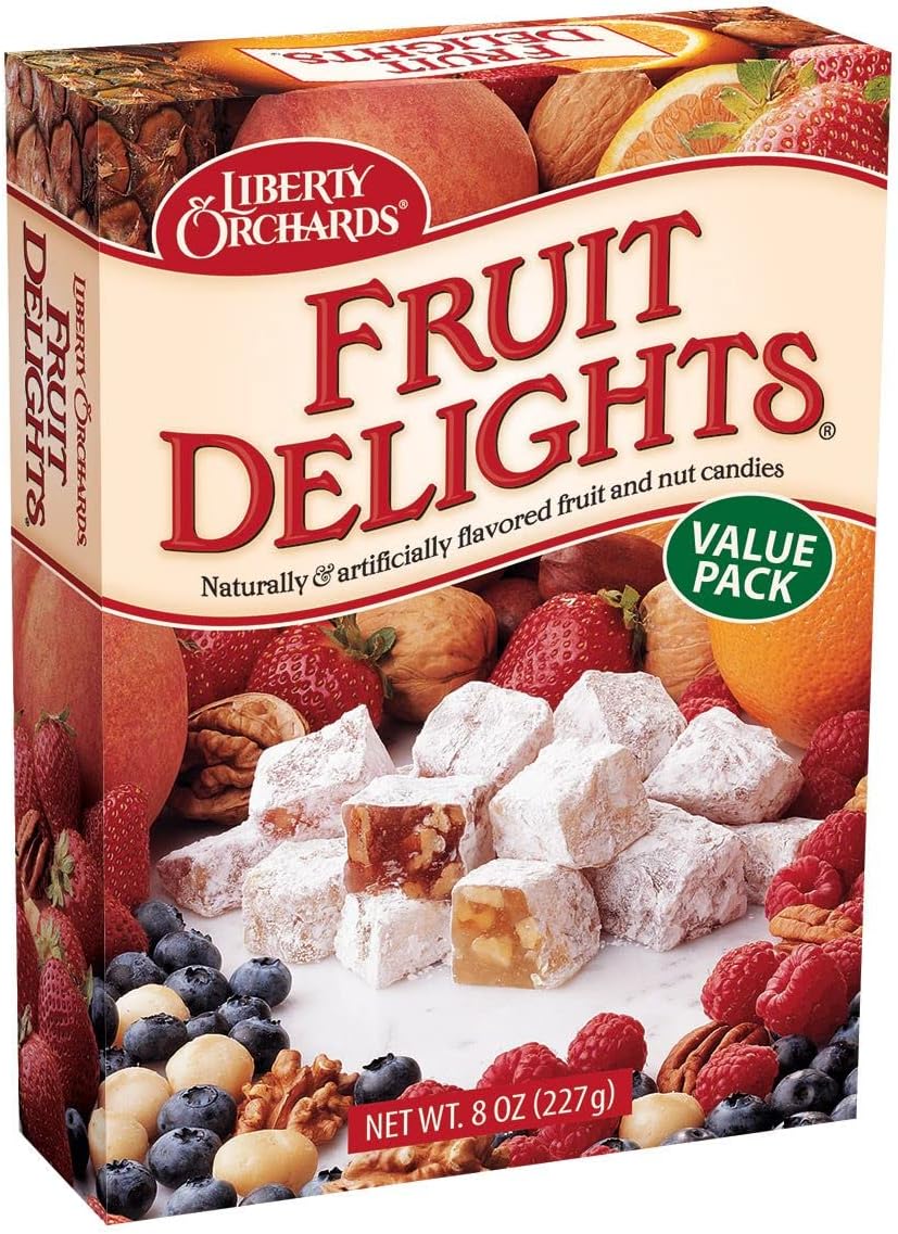 Fruit Delights Value Pack - Assorted, Chewy Vegan Candy - 8 Oz