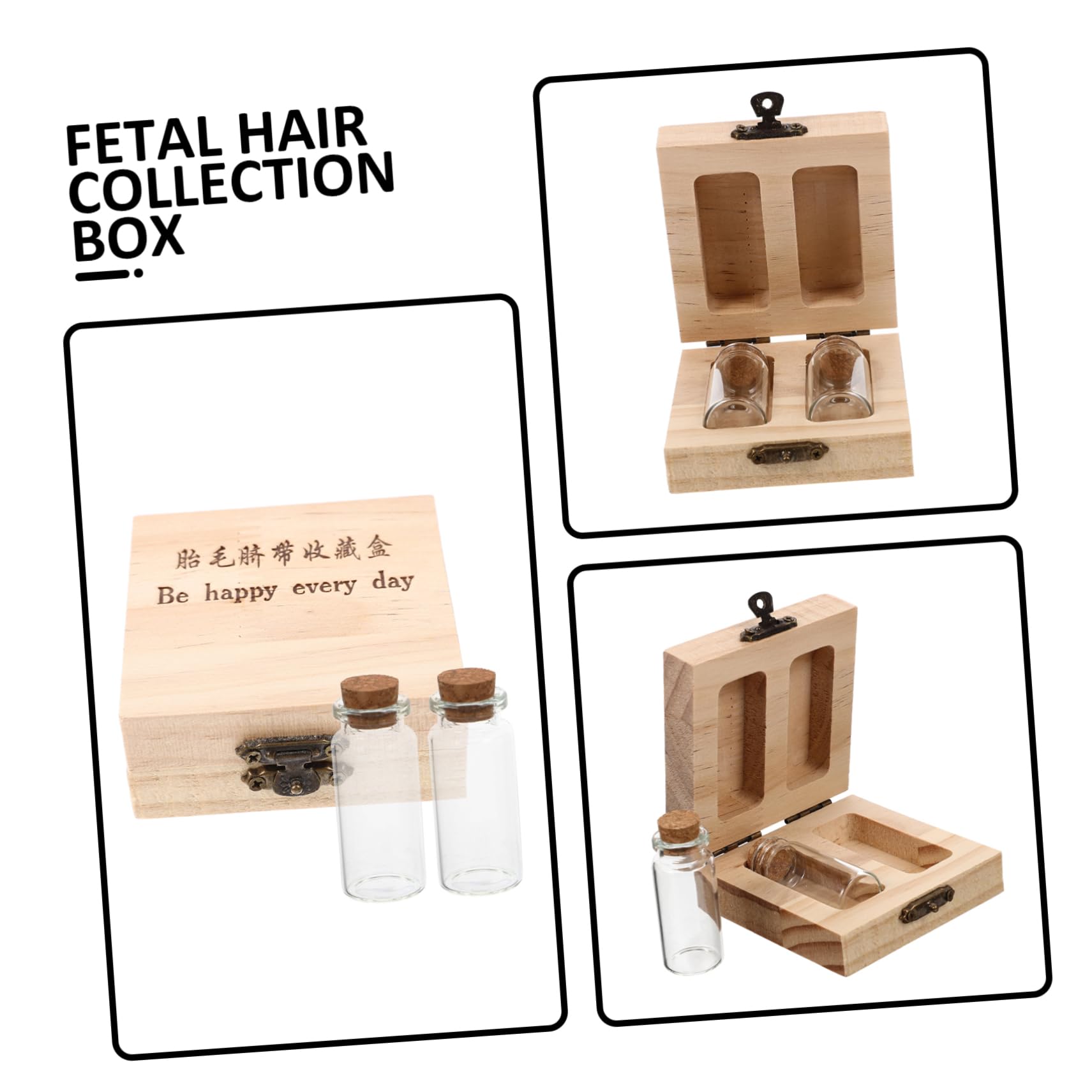Garneck Support de rangement en bois pour bébé