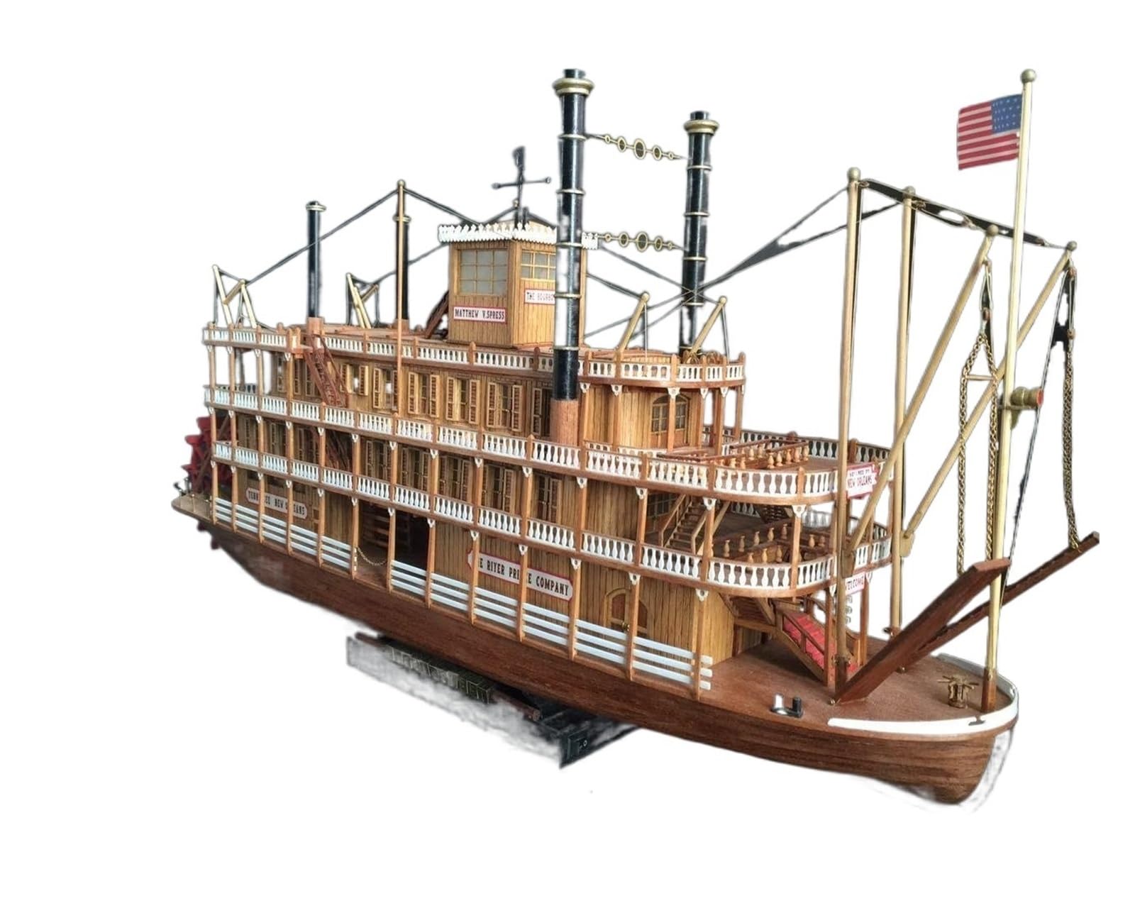 Amazon | Shi cheng USS ミシシッピ 1870 1:100 540mm 21