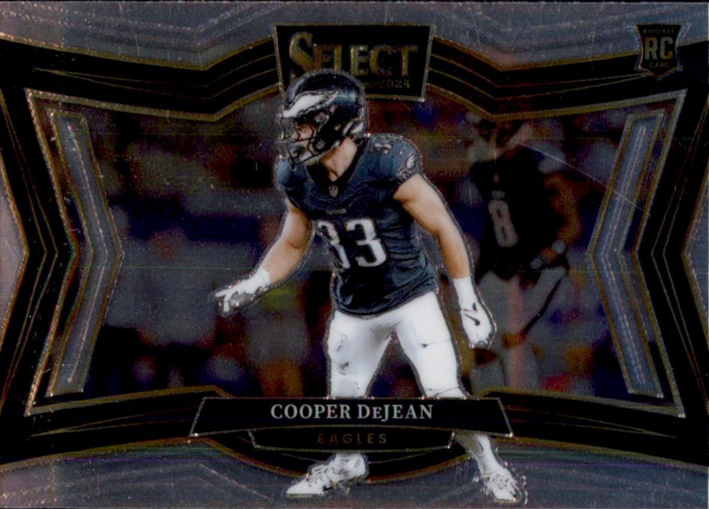 2024 Panini Select Cooper Dejean #500 Philadelphia Eagles Rookie RC Football Card