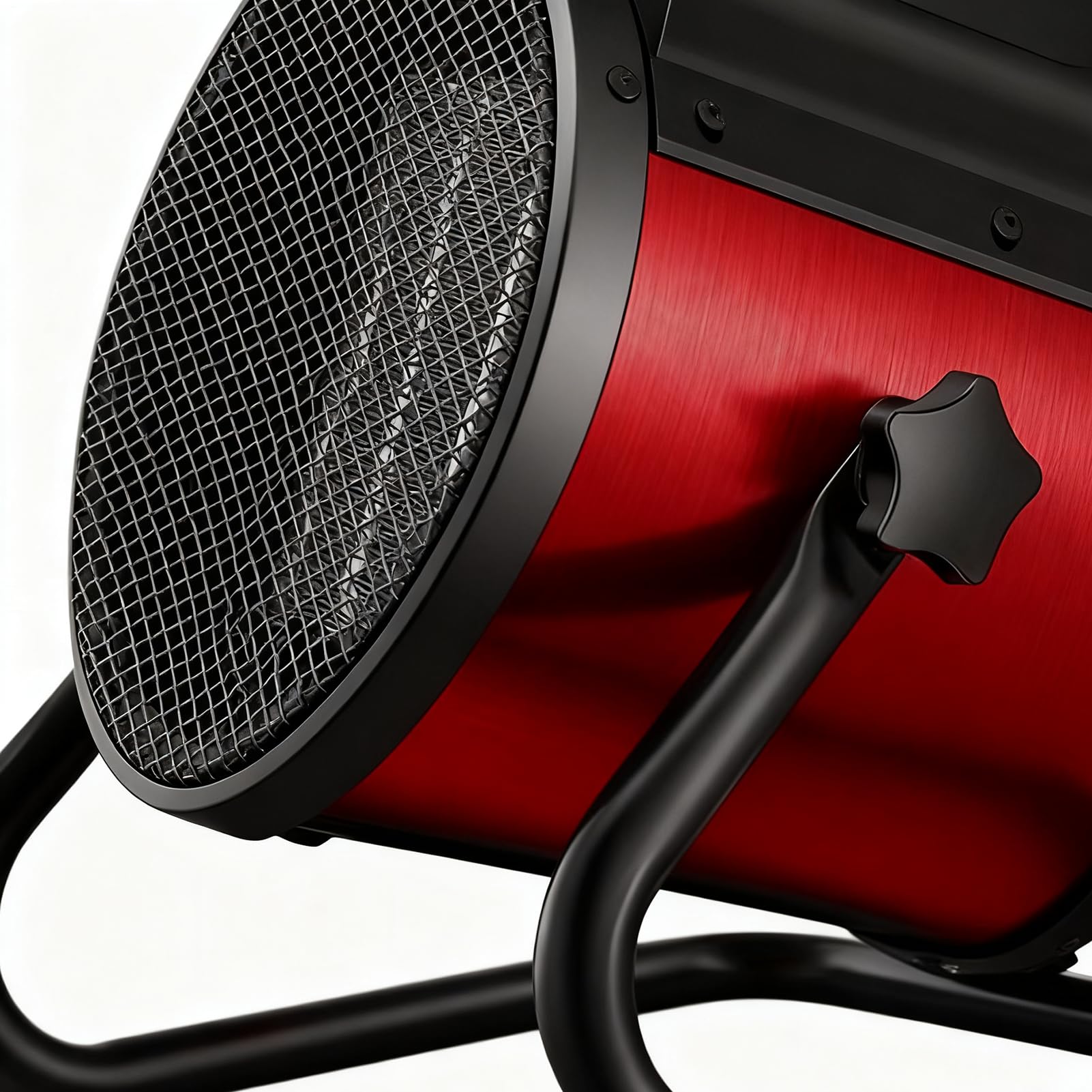 Riscaldatore elettrico in ceramica ventola di riscaldamento sicura e veloce | Ventilatore portatile per interni esterni scrivania campeggio camera da letto garage tenda da pavimento