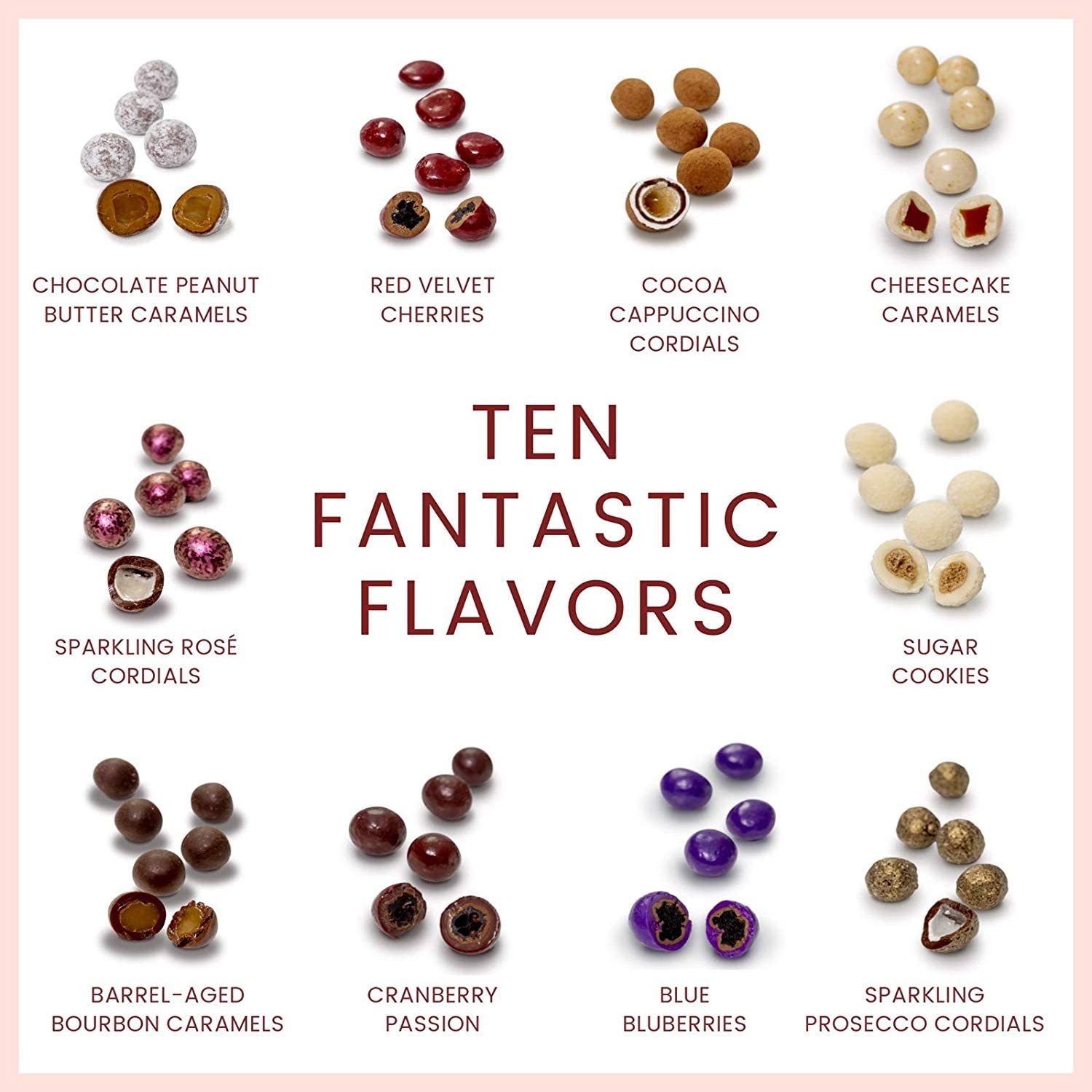 Chocolate Gift Baskets for Women | 10 Flavors 100 + Milk Caramel Candy | Prime Birthday Gifts | Unique Food Treats for Family Holiday Delivery Ideas | Bonnie & Pop : Grocery & Gourmet Food