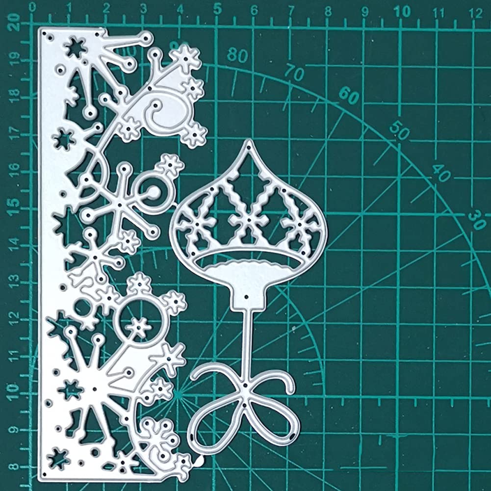 Modèle Découpe En Métal Noël Flocons Neige Scrapbooking
