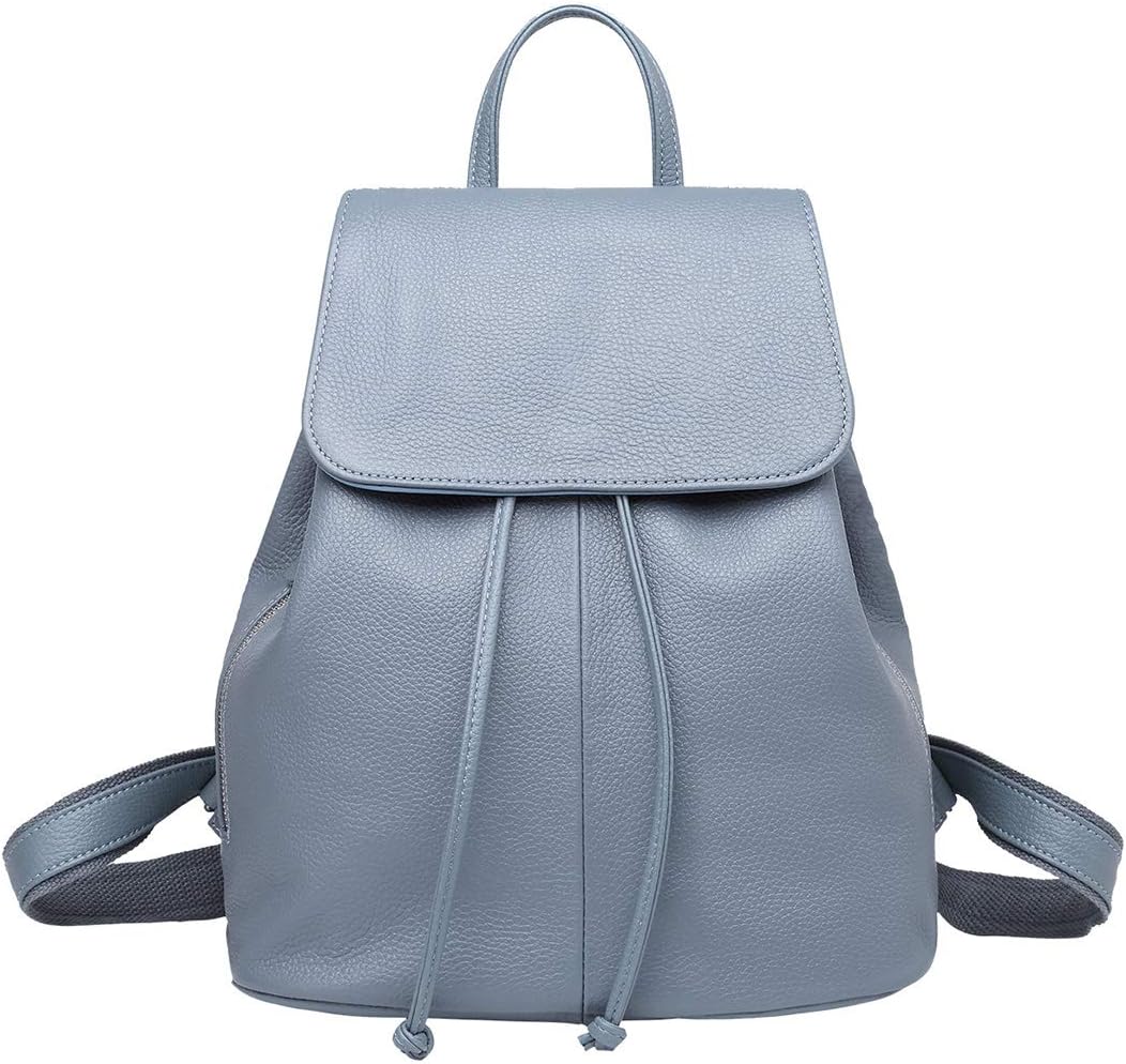 BOYATU Ladies Genuine Leather Backpack Elegant Rucksack Cute School Shoulder Bag Women Travel Purse