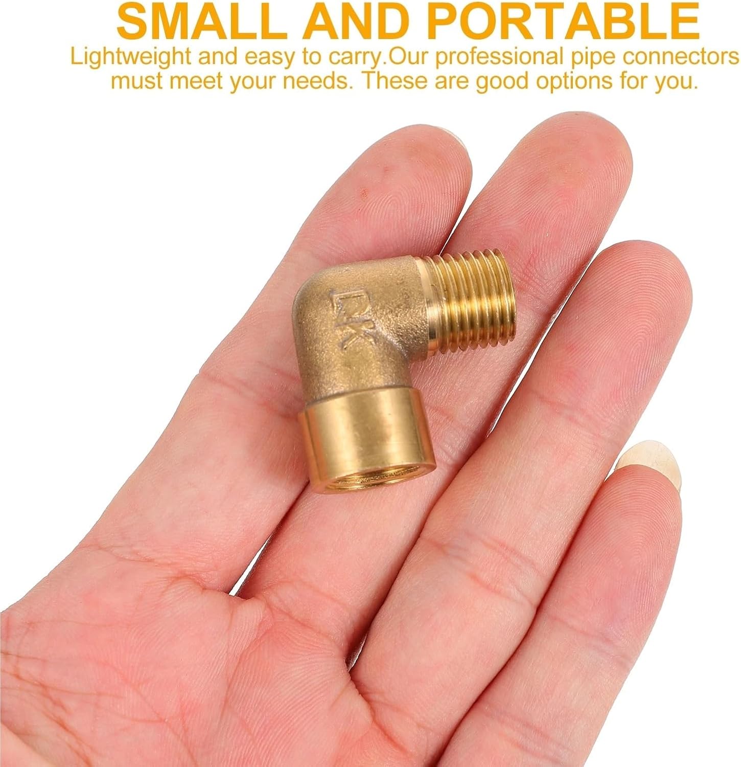 90 Degree Hose Elbow 2PCS Elbow Pipe Fitting Connector Copper Fittings Water Hose Adapters