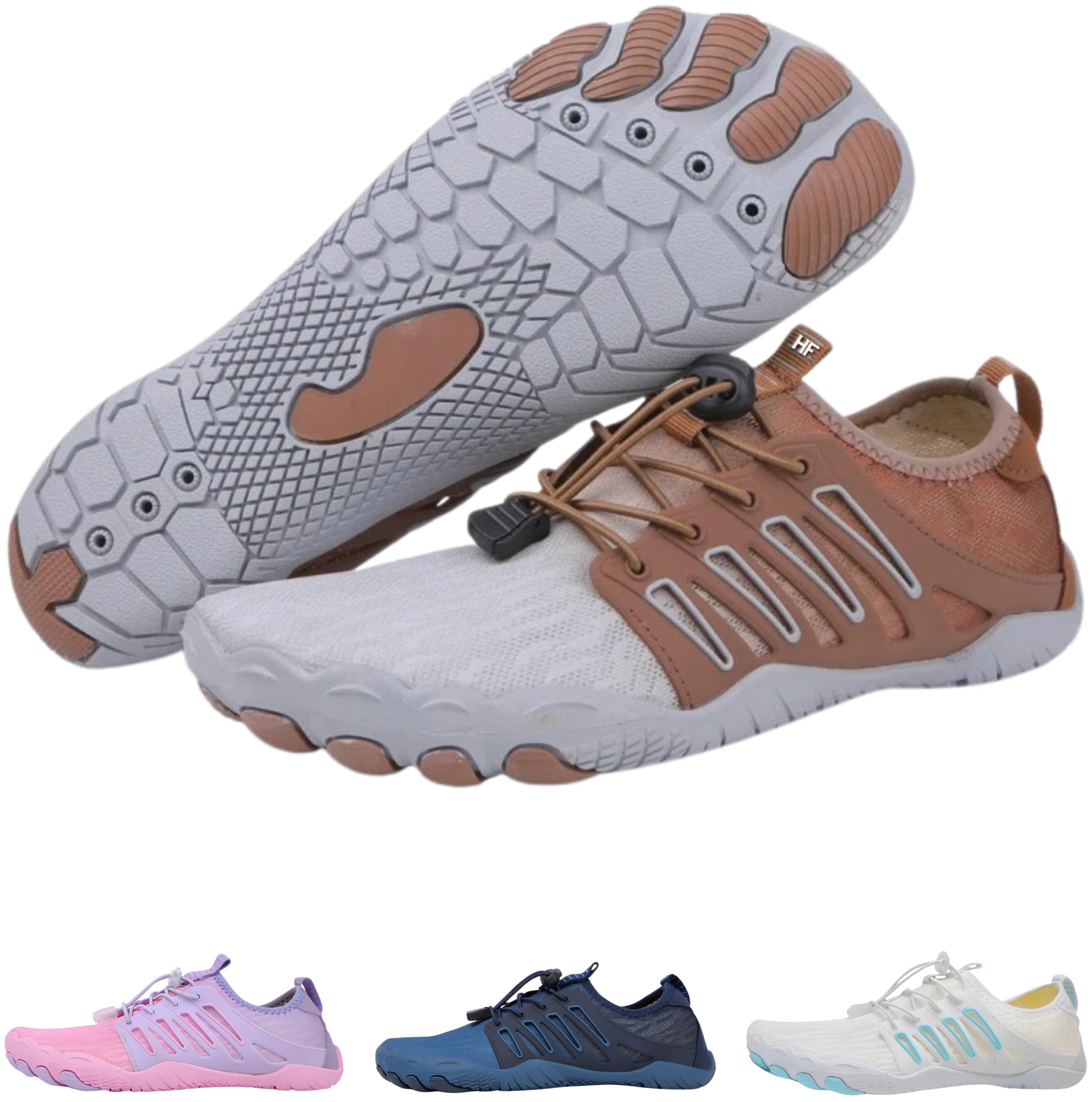 Colson Pro Barefoot Shoes for Men & Women – Lightweight, Non-Slip, Quick-Dry Minimalist Shoes with Wide Toe Box, Arch Support, Flexible Thin Soles for