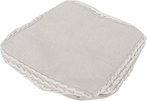 Miniatura 14 de REDEARTH · Puf otomano sin rellenos, con textura, cubo de almacenamiento, puf, reposapiés para sala de estar, dormitorio, guardería, habitación de