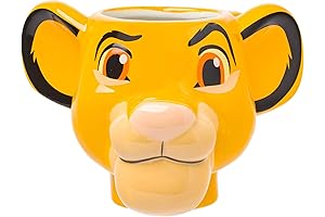 Silver Buffalo Lion King Simba King of the Jungle 3D Mug