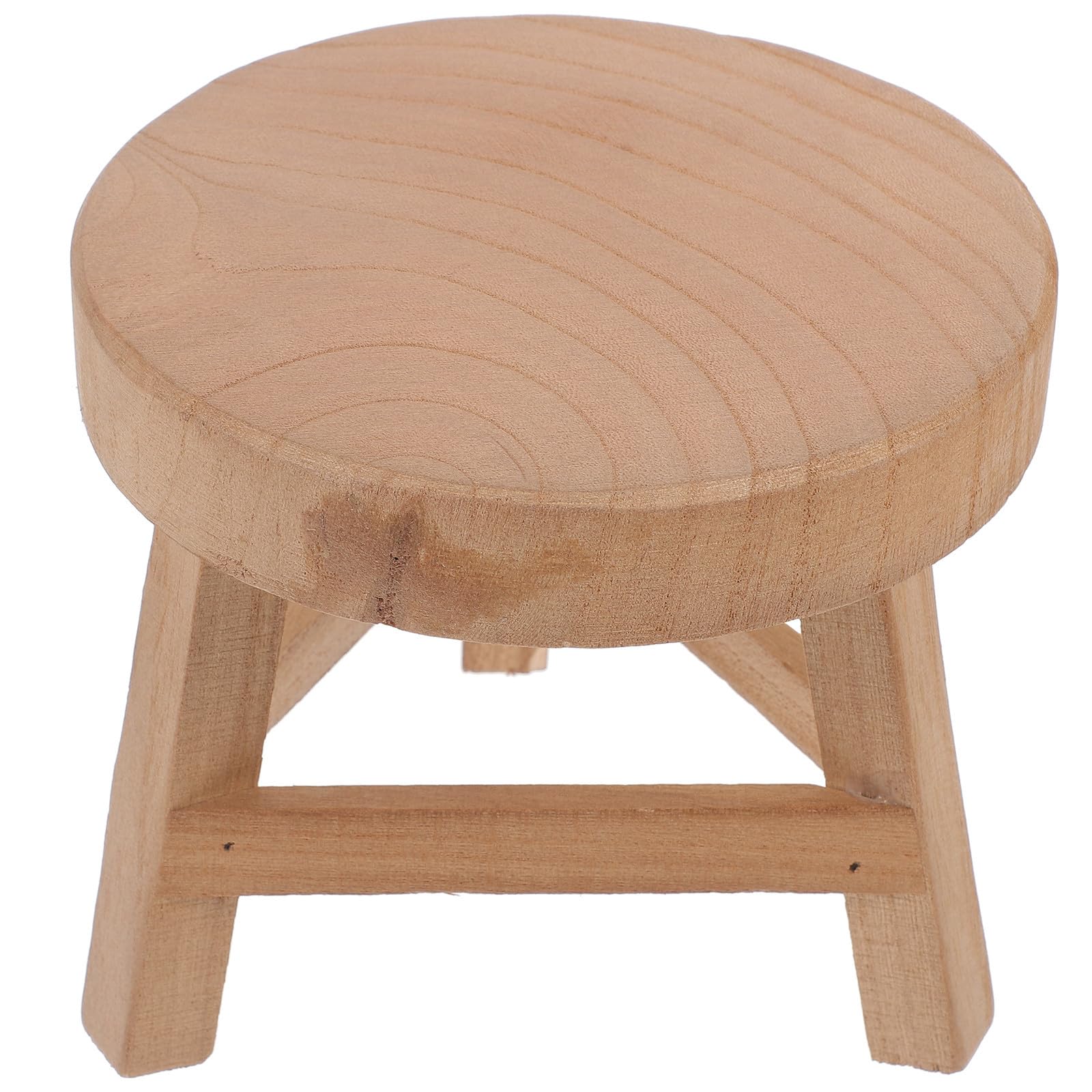 Support à Plantes en Bois Marron CRAFTHROU Tabouret pour Pot